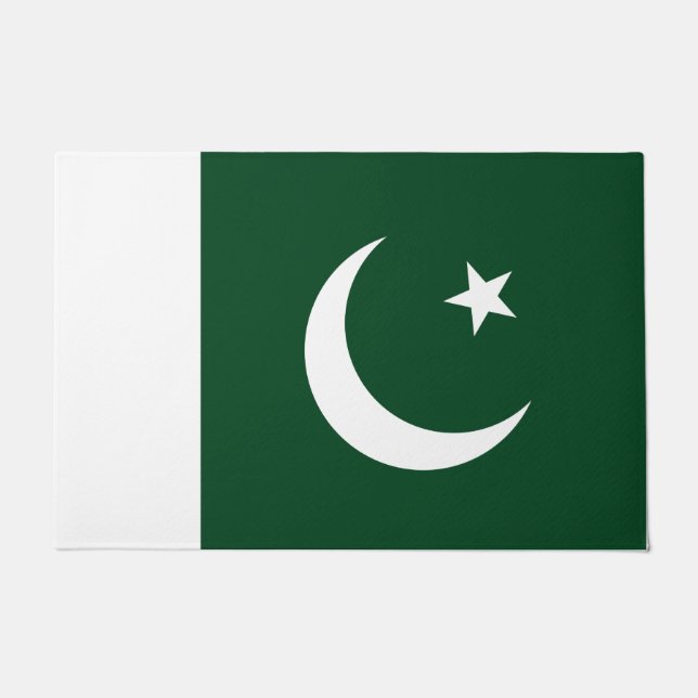 Flagge Pakistans Fußmatte (Vorderseite)