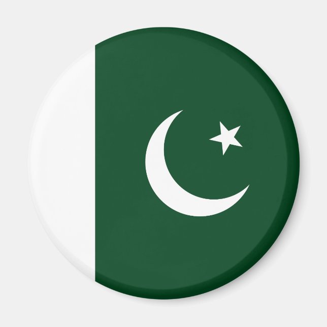 Flagge Pakistans Magnet (Vorne)