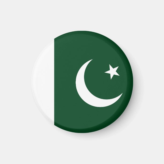 Flagge Pakistans Magnet (Vorne)