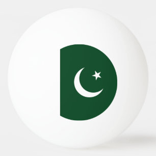Flagge Pakistans Tischtennisball