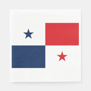 Flagge Panamas Serviette