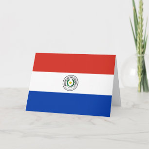 Flagge Paraguays Karte