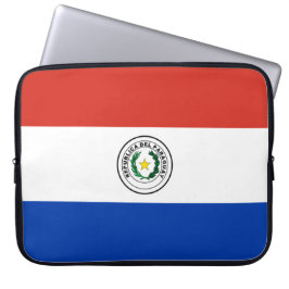 Flagge Paraguays Laptopschutzhülle
