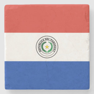 Flagge Paraguays Steinuntersetzer