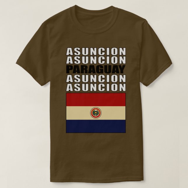 Flagge Paraguays T-Shirt (Design vorne)