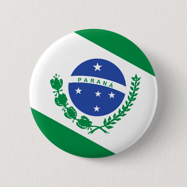 Flagge Paranás, Brasilien Button (Vorderseite)