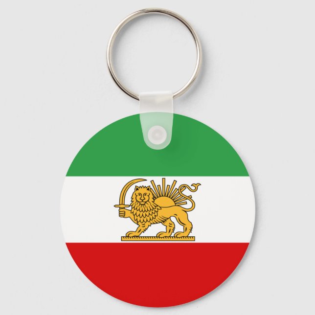 Flagge Persiens/Iran (1964-1980) Schlüsselanhänger (Vorderseite)