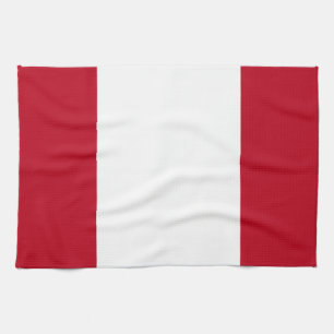 Flagge Perus Geschirrtuch