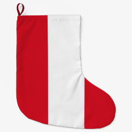 Flagge Perus (peruanische Flagge) Großer Weihnachtsstrumpf