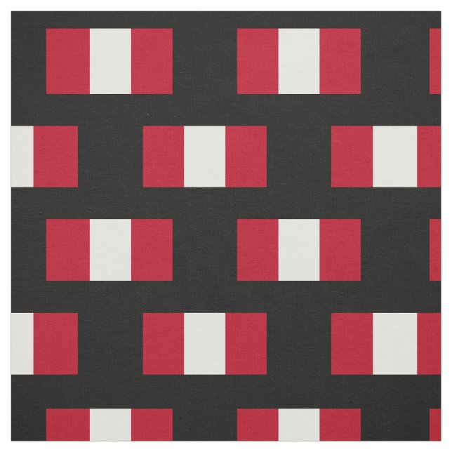 Flagge Perus Stoff (Muster)
