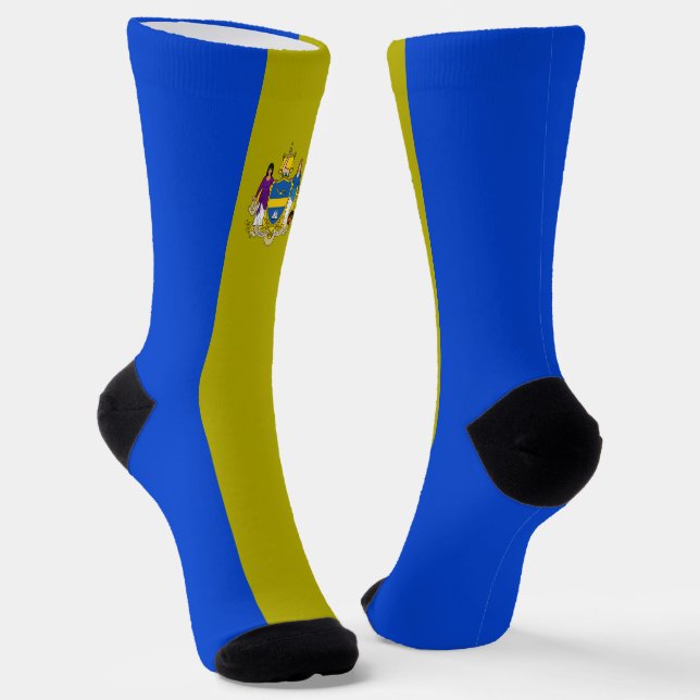 Flagge Philadelphia (Pennsylvania) Socken (Gewinkelt)