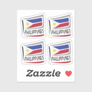 Flagge Philippinen - Prix X Aufkleber
