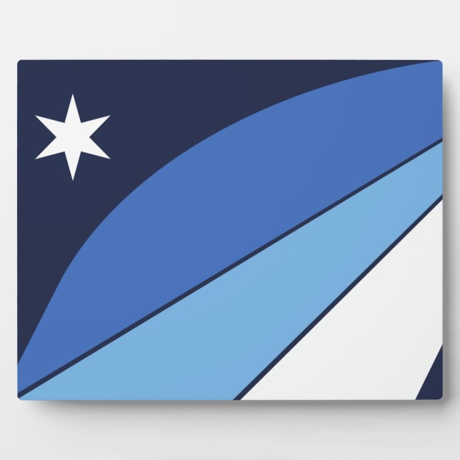 Flagge Plaque Columbia City Fotoplatte (Vorderseite)