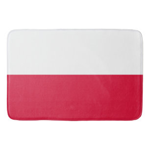 Flagge Polens Badematte