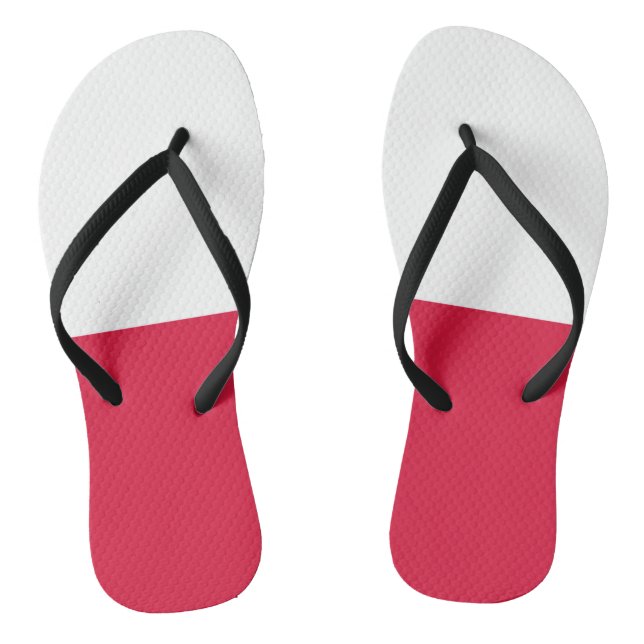 Flagge Polens Flip Flops (Fußbett)