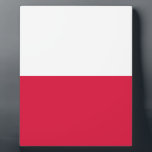 Flagge Polens Fotoplatte<br><div class="desc">Flagge Polens - Flaga Rzeczypospolitej Polskiej - Flaga Polski</div>