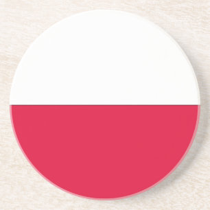 Flagge Polens Getränkeuntersetzer