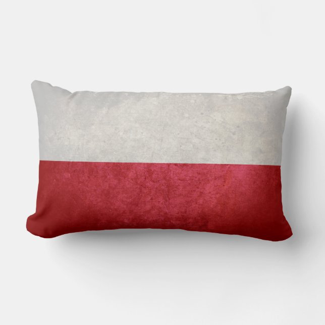 Flagge Polens Lendenkissen (Vorderseite)
