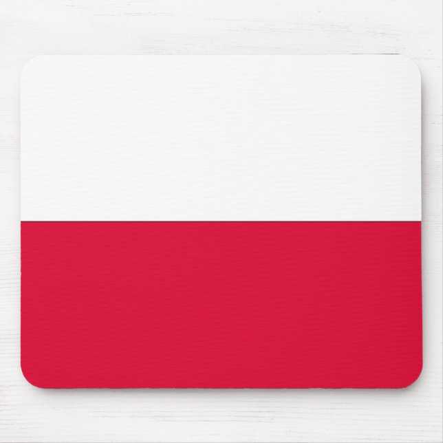 Flagge Polens Mousepad (Vorne)