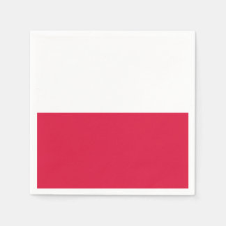 Flagge Polens Papier Napkins Serviette