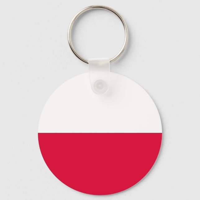 Flagge Polens Schlüsselanhänger (Vorderseite)