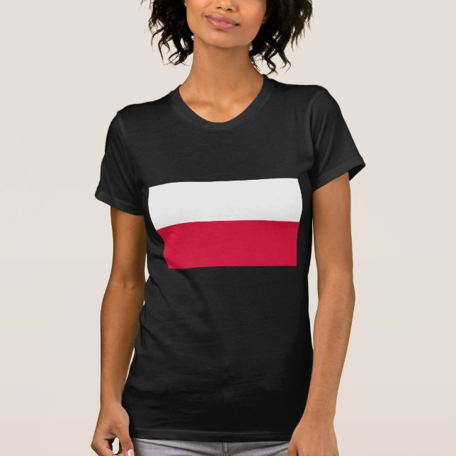 Flagge Polens T-Shirt (Vorderseite)