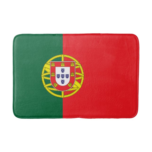 Flagge Portugals Badematte (Vorderseite)