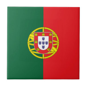 Flagge Portugals Fliese