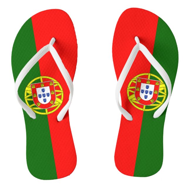 Flagge Portugals Flip Flops (Fußbett)