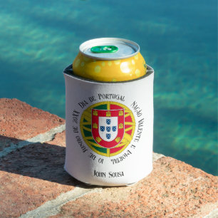 Flagge Portugals für den portugiesischen Feiertag Dosenkühler