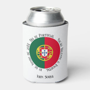 Flagge Portugals für den portugiesischen Feiertag Dosenkühler