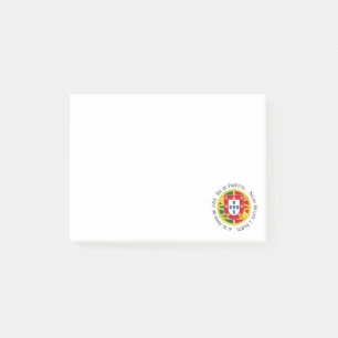 Flagge Portugals für den portugiesischen Feiertag Post-it Klebezettel