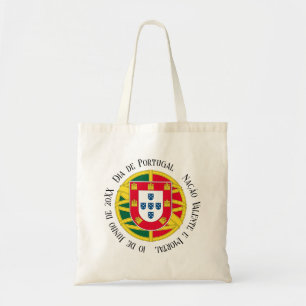 Flagge Portugals für den portugiesischen Feiertag Tragetasche