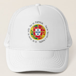 Flagge Portugals für den portugiesischen Feiertag Truckerkappe