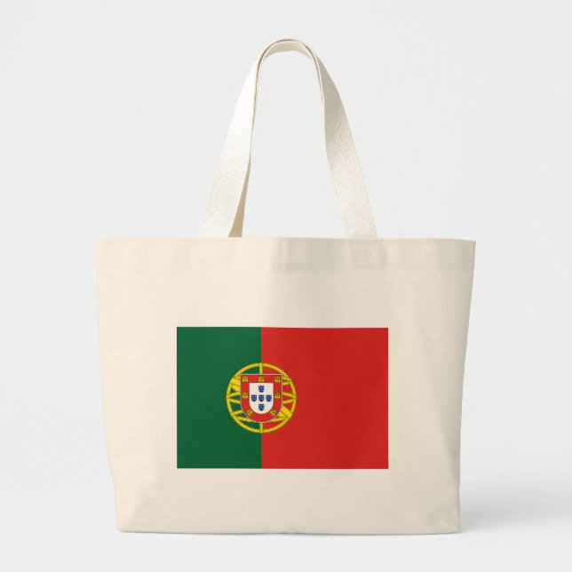 Flagge Portugals Jumbo Stoffbeutel (Vorne)