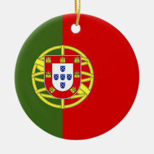 Flagge Portugals Keramik Ornament