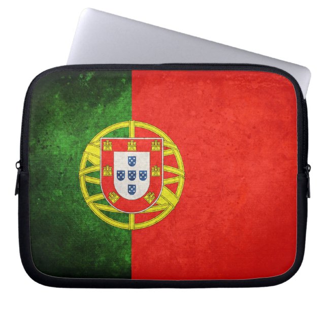 Flagge Portugals Laptopschutzhülle (Vorderseite)