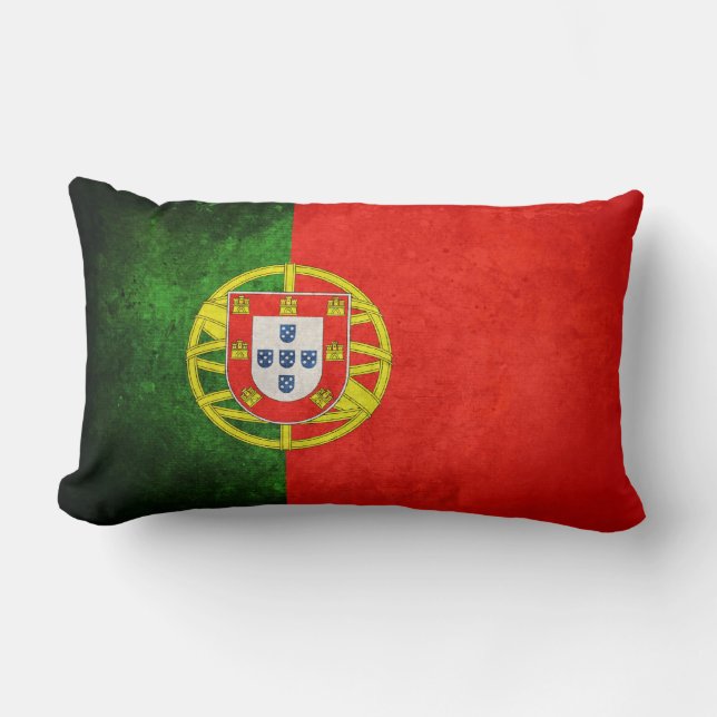 Flagge Portugals Lendenkissen (Vorderseite)