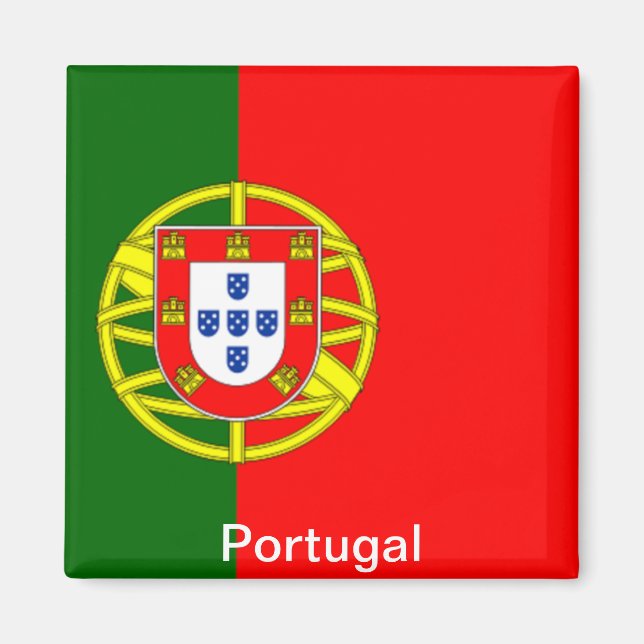 Flagge Portugals Magnet (Vorne)