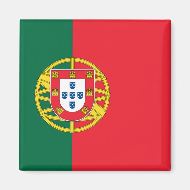Flagge Portugals Magnet (Vorne)