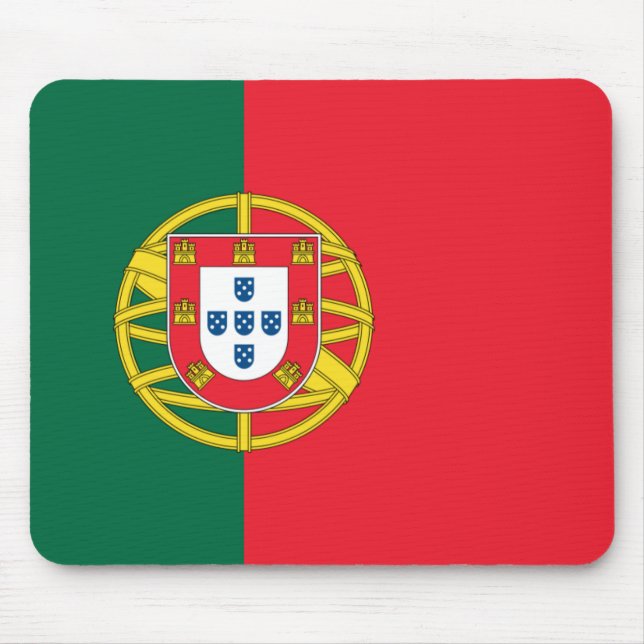 Flagge Portugals Mousepad (Vorne)