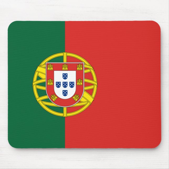 Flagge Portugals Mousepad (Vorne)