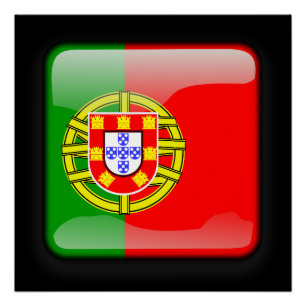 Flagge Portugals Poster