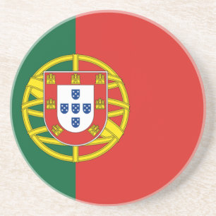 Flagge Portugals Sandstein Untersetzer