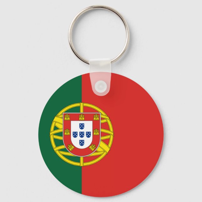 Flagge Portugals Schlüsselanhänger (Vorderseite)
