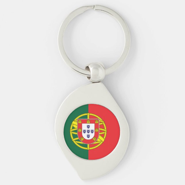 Flagge Portugals Schlüsselanhänger (Vorderseite)