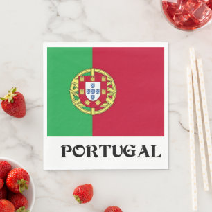 Flagge Portugals Serviette