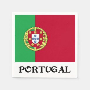 Flagge Portugals Serviette