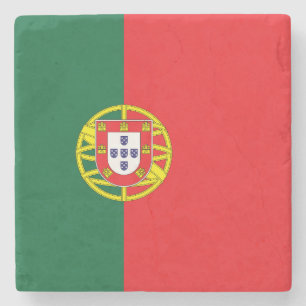 Flagge Portugals Steinuntersetzer