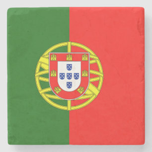 Flagge Portugals Steinuntersetzer